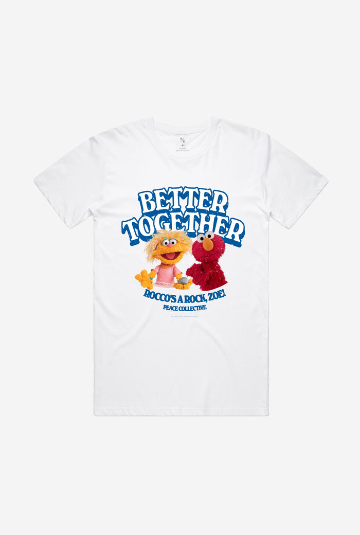 Zoe Rocco  Elmo Better Together T-shirt - White