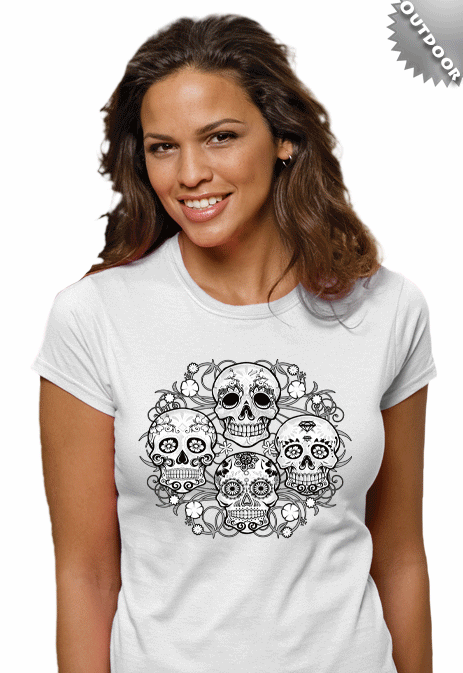Day of The Dead Juniors Tee 