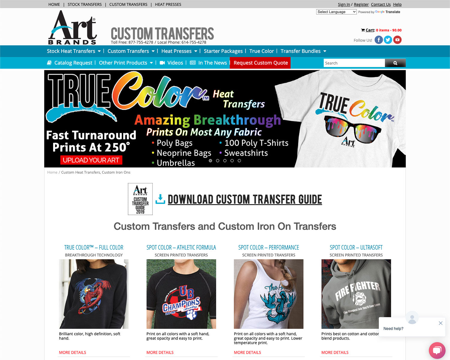 Art Brands Custom Heat Transfers