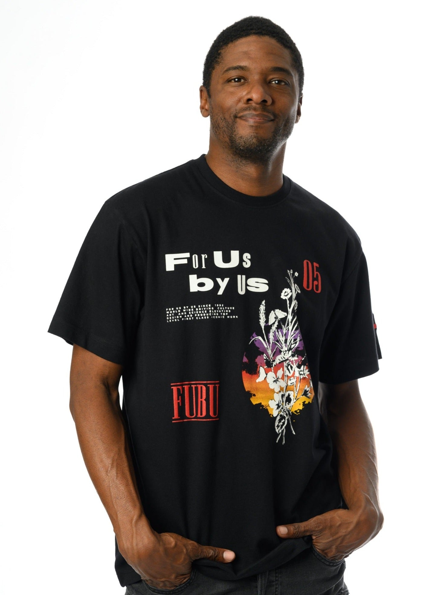 Buy FUBU Drake Classic Logo T Shirt Top Quick Shot Tee - Cobalt Blue/White  - MyDeal