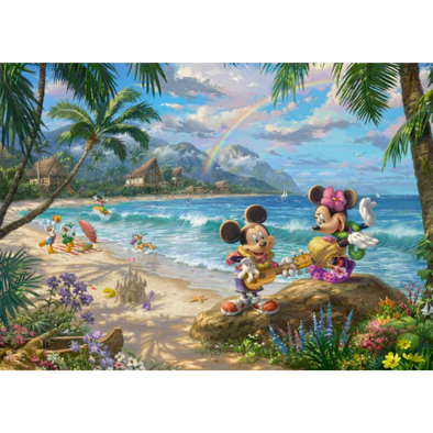 Thomas Kinkade Disney - Mickey & Minnie Sweetheart Cove - 2000 Piece P