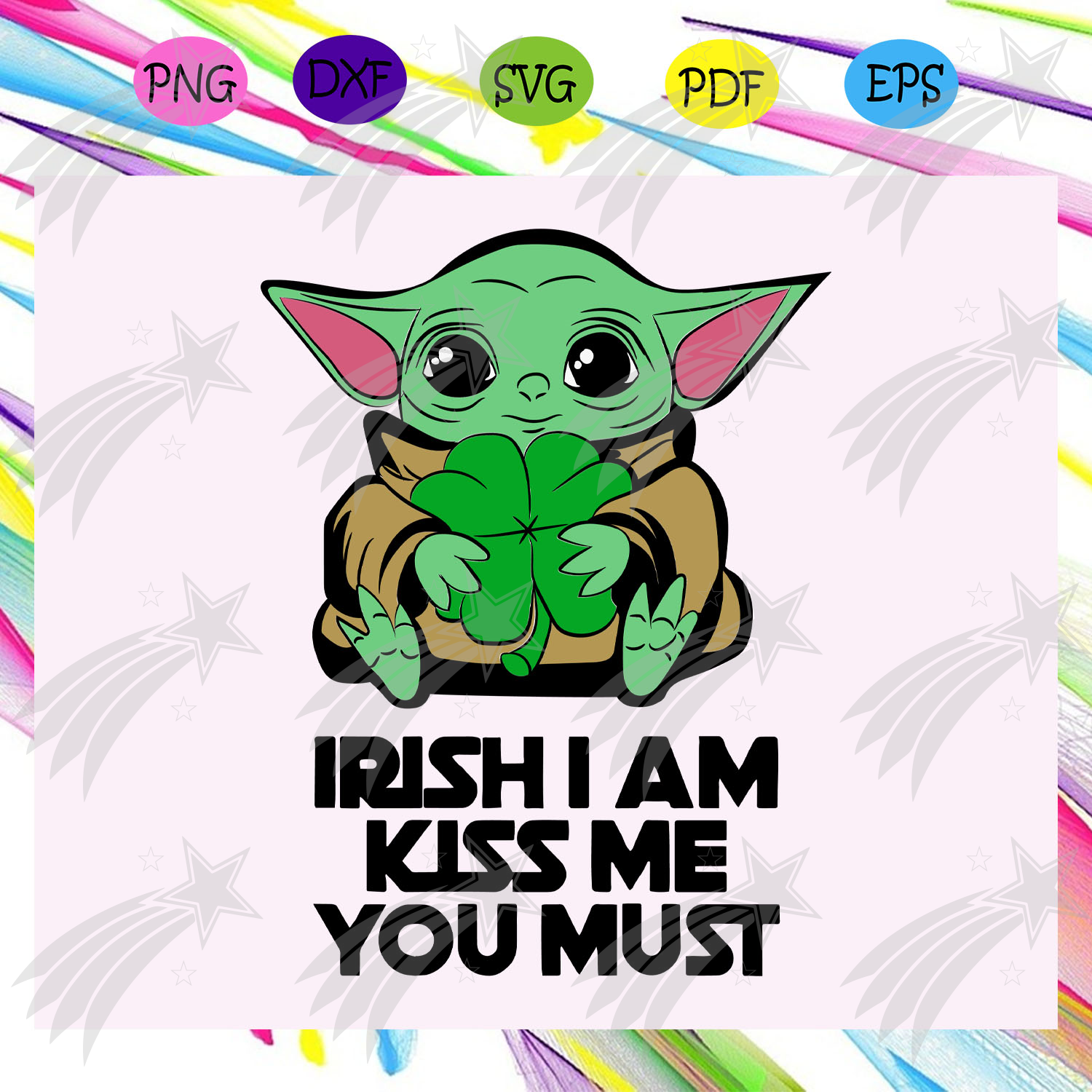 Download Baby Yoda Svg Baby Yoda Patrick Day Svg Baby Yoda Irish Day Svg For Labelsvg