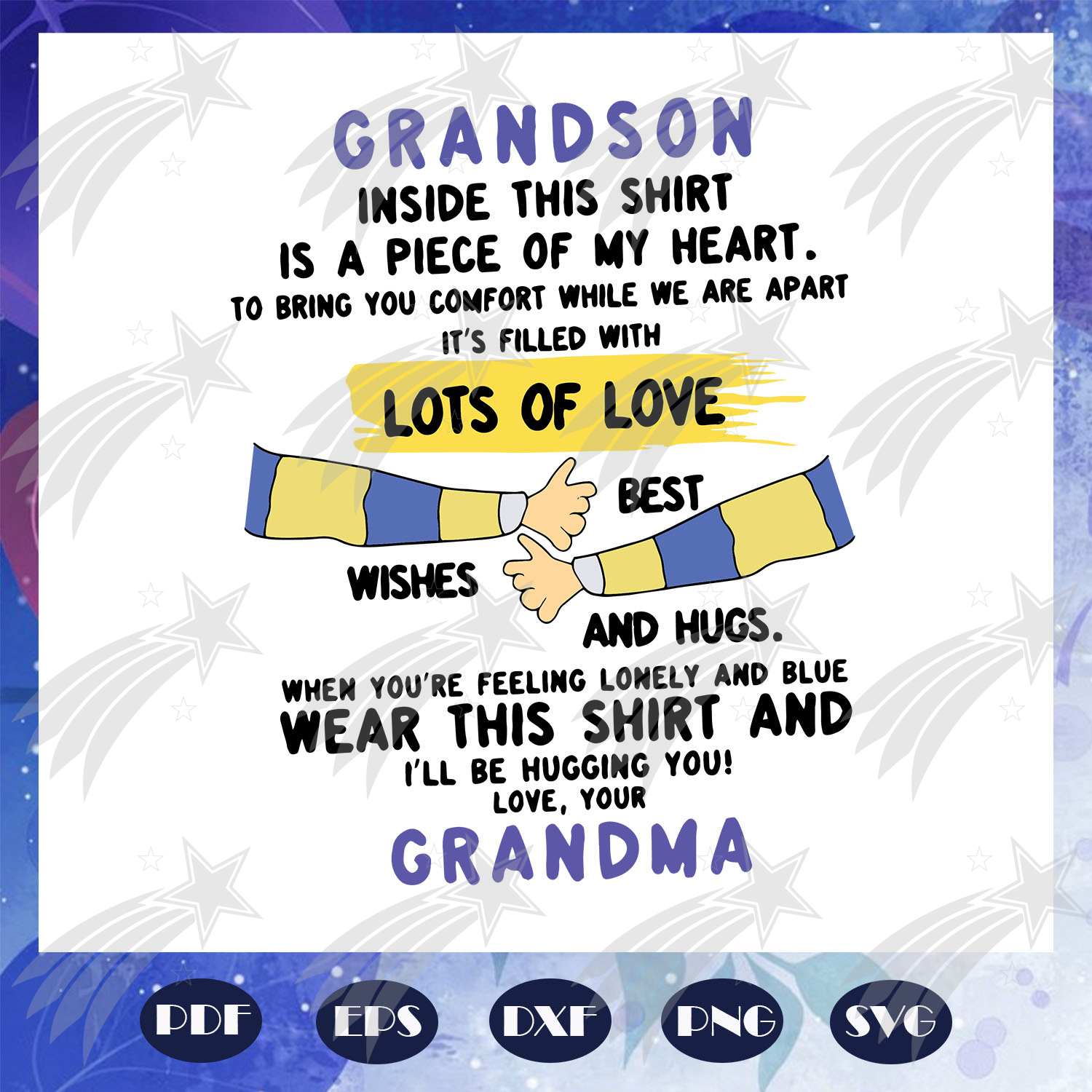 Grandson Inside This Shirt Svg Grandma Svg Mothers Day Svg Fathers Labelsvg