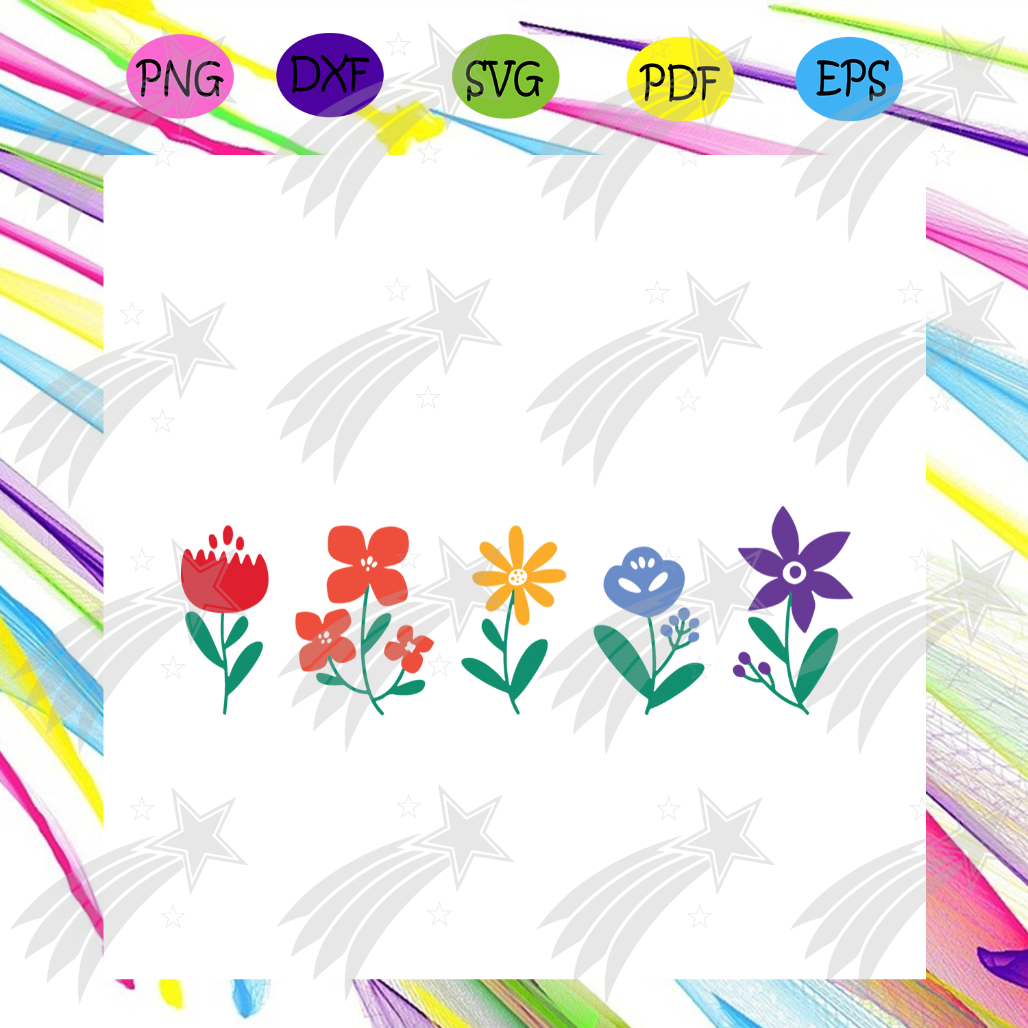 Free 107 Flower Power Svg SVG PNG EPS DXF File