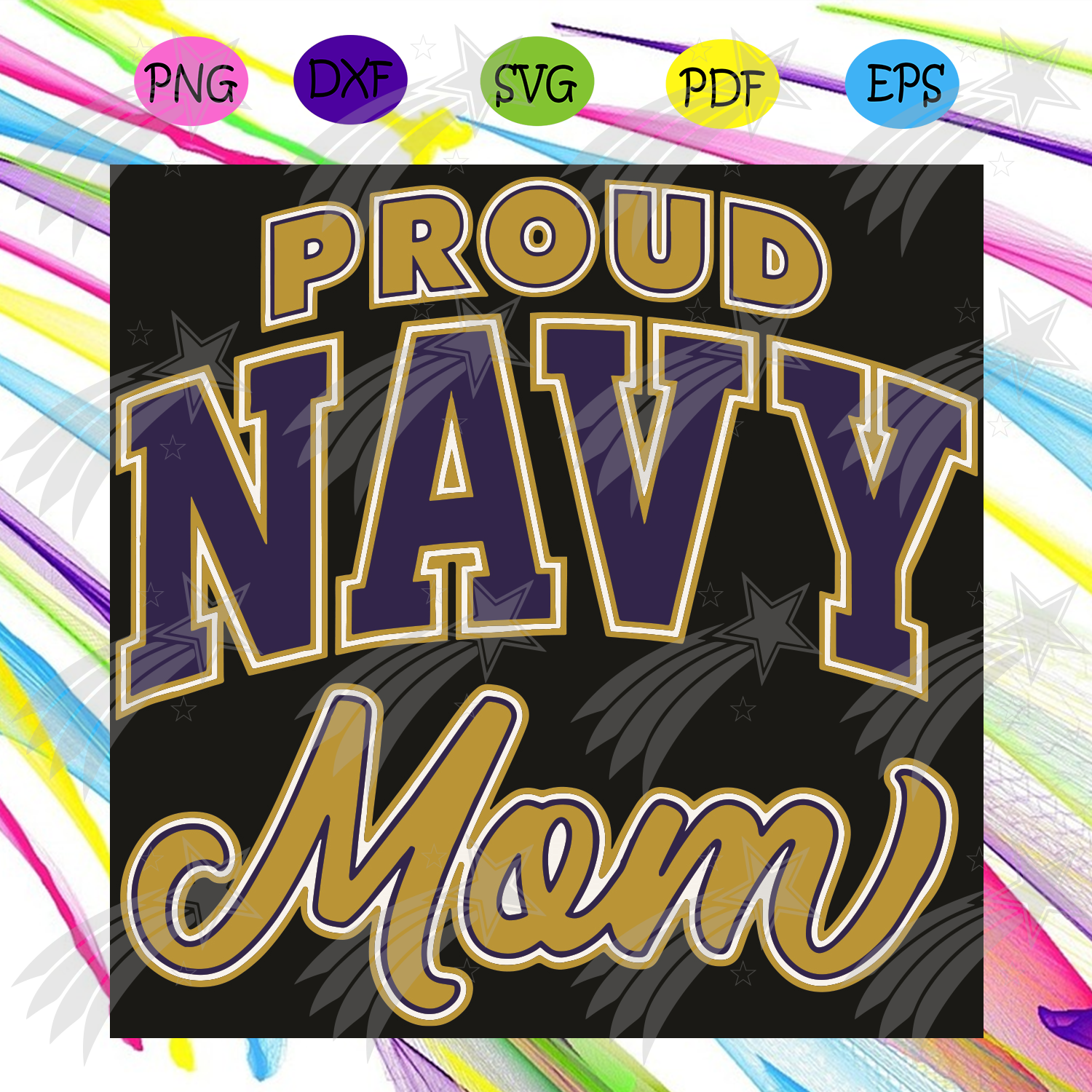 Download Proud Navy Mom Svg Mothers Day Svg Mom Svg Proud Mom Svg Navy Love Svg Mom