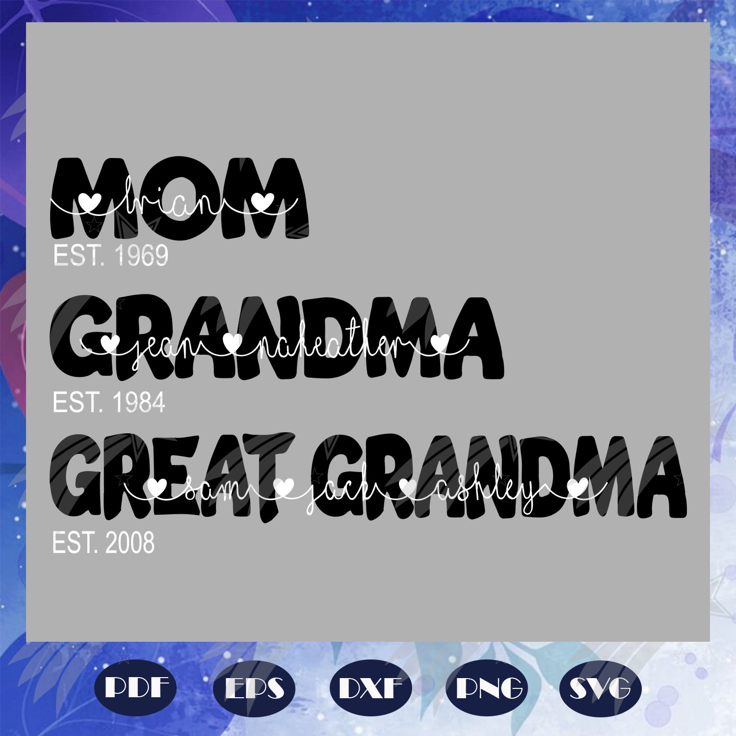 Free Free 228 Grandma&#039;s Princess Svg SVG PNG EPS DXF File
