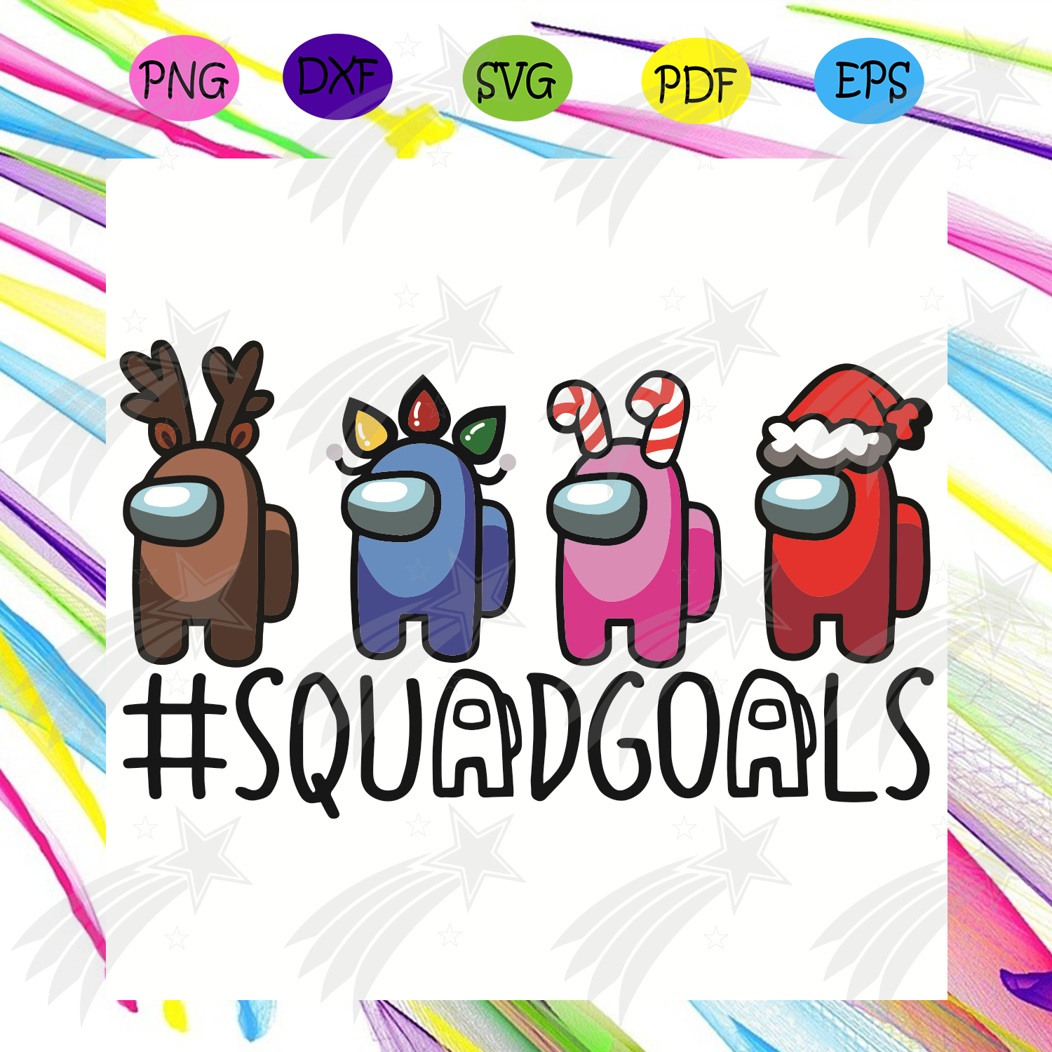 Download Squad Goals Svg Christmas Svg Among Us Christmas Svg Cute Among Us Svg Among Us Reindeer