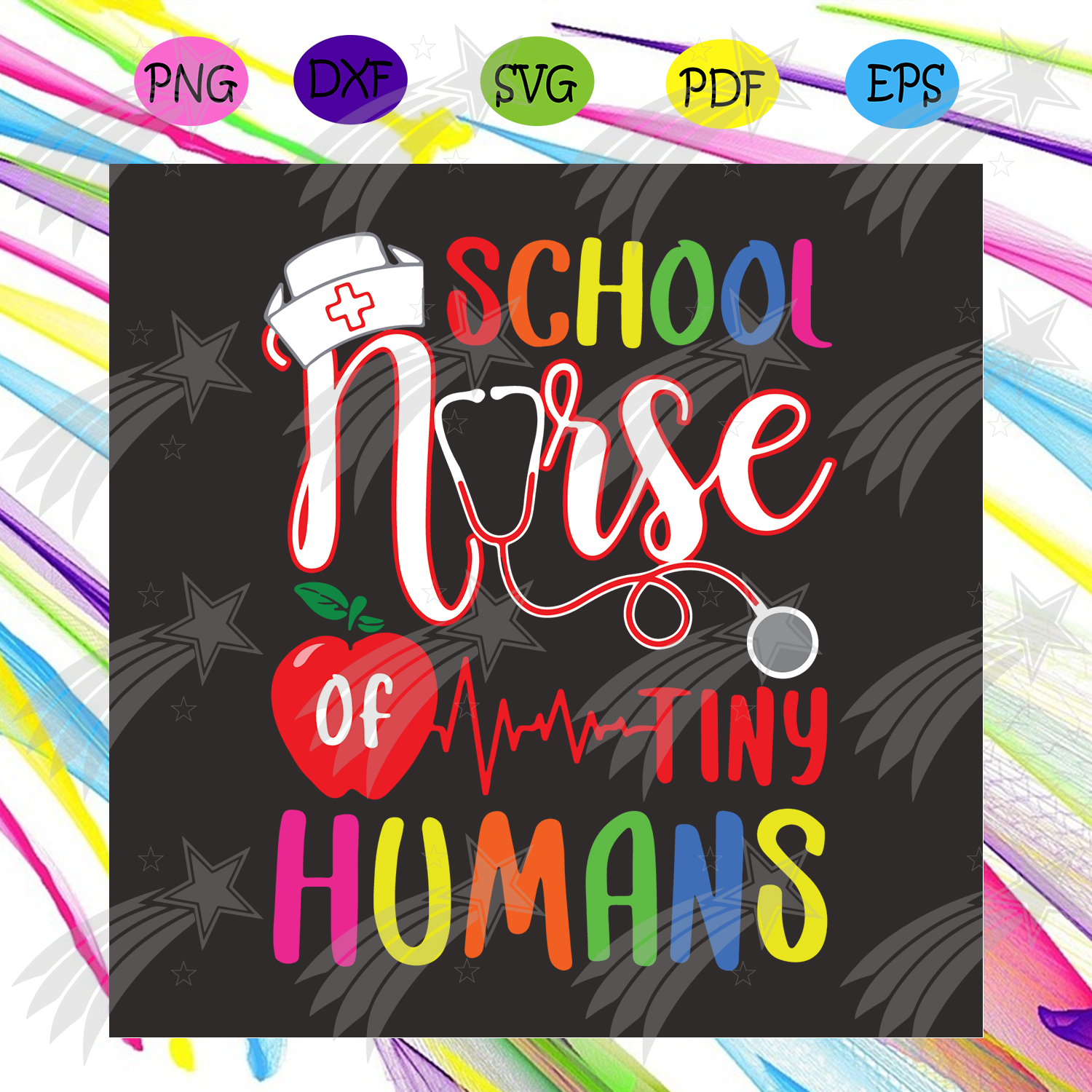 Download School Nurse Of Tiny Humans Svg Trending Svg School Svg Nurse Svg Labelsvg
