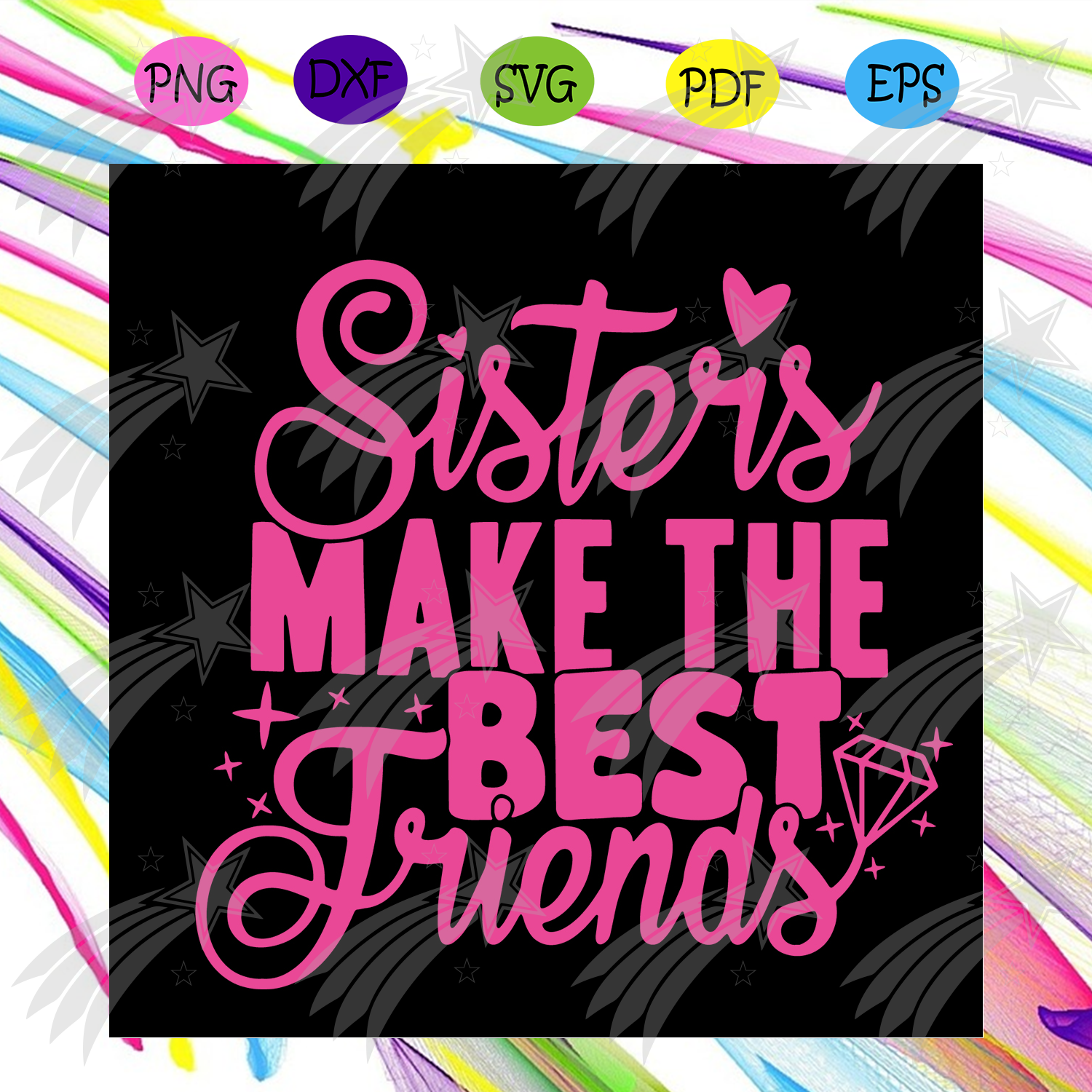 Download Best Sisters Svg Trending Svg Sisters Day Svg Best Friend Svg Awes Labelsvg