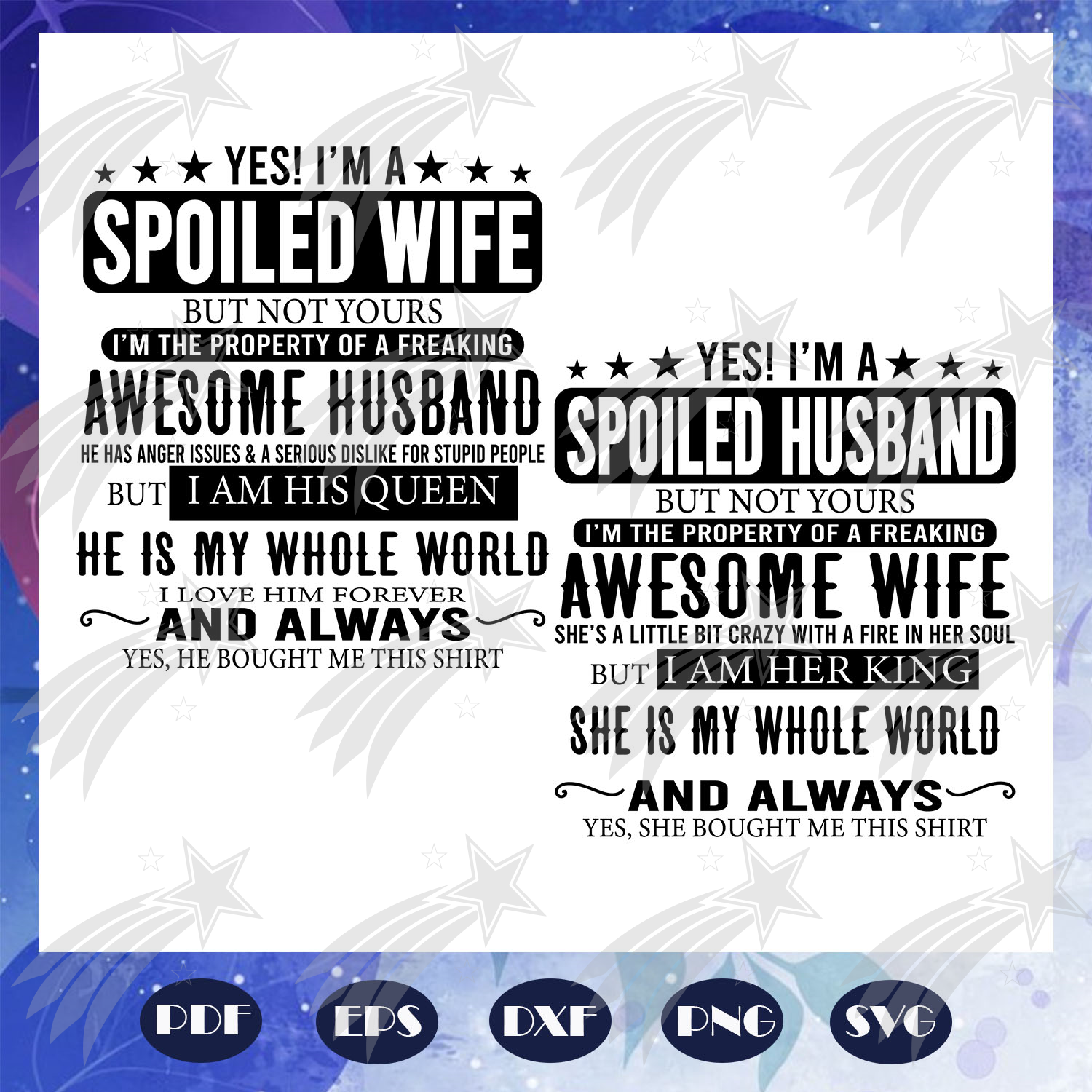 Free Free Spoiled Husband Svg SVG PNG EPS DXF File