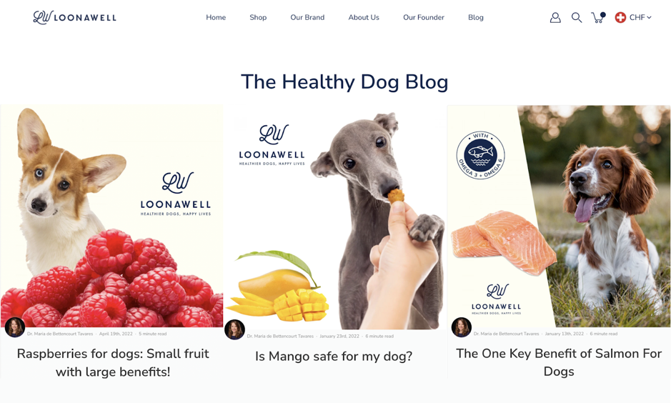 Our Values - Why We Create Healthy Dog Treats – LOONAWELL