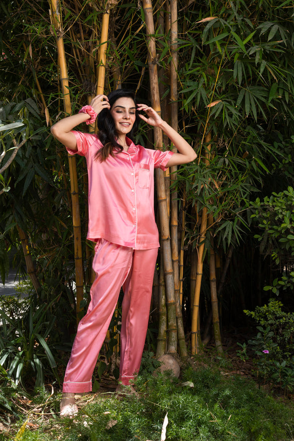 Dusk Satin Pyjama Set, Pour Moi, Dusk Satin Pyjama Set