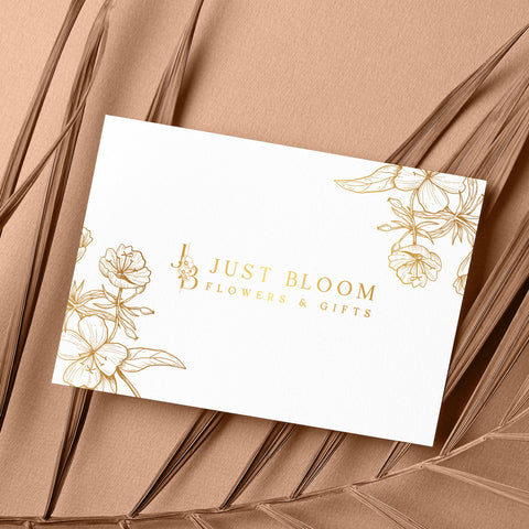 Just Bloom 心意卡 Elegant Gold
