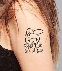 Kuromi  Etsy  Hello kitty tattoos Cute tiny tattoos Cute tattoos
