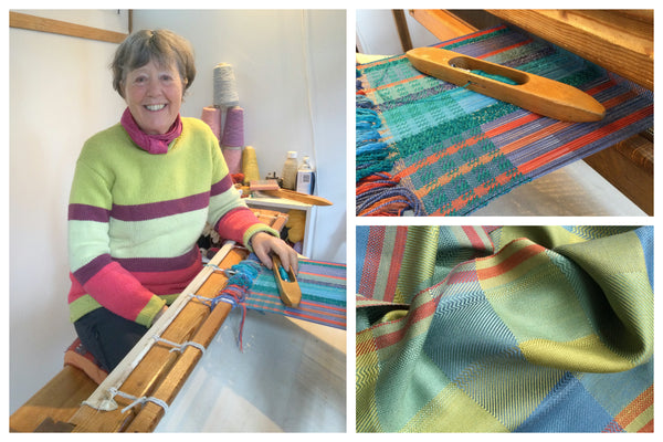 weaver Sarah Beadsmoore at her loom