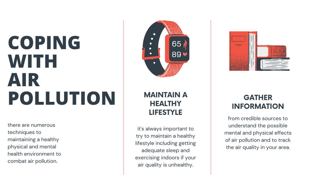 Coping with air pollution maintaining a healthy life style and gathering information