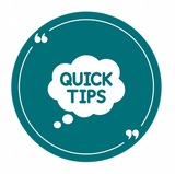 Quick Tips graphic