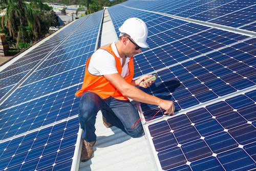 solar panel installation