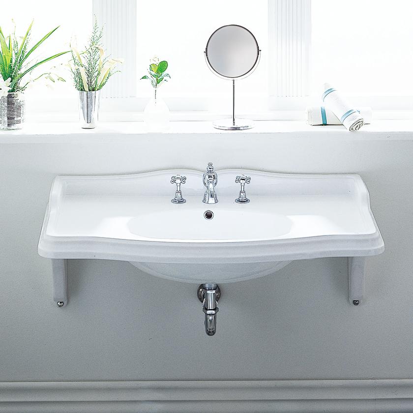 bathroom hanging sink