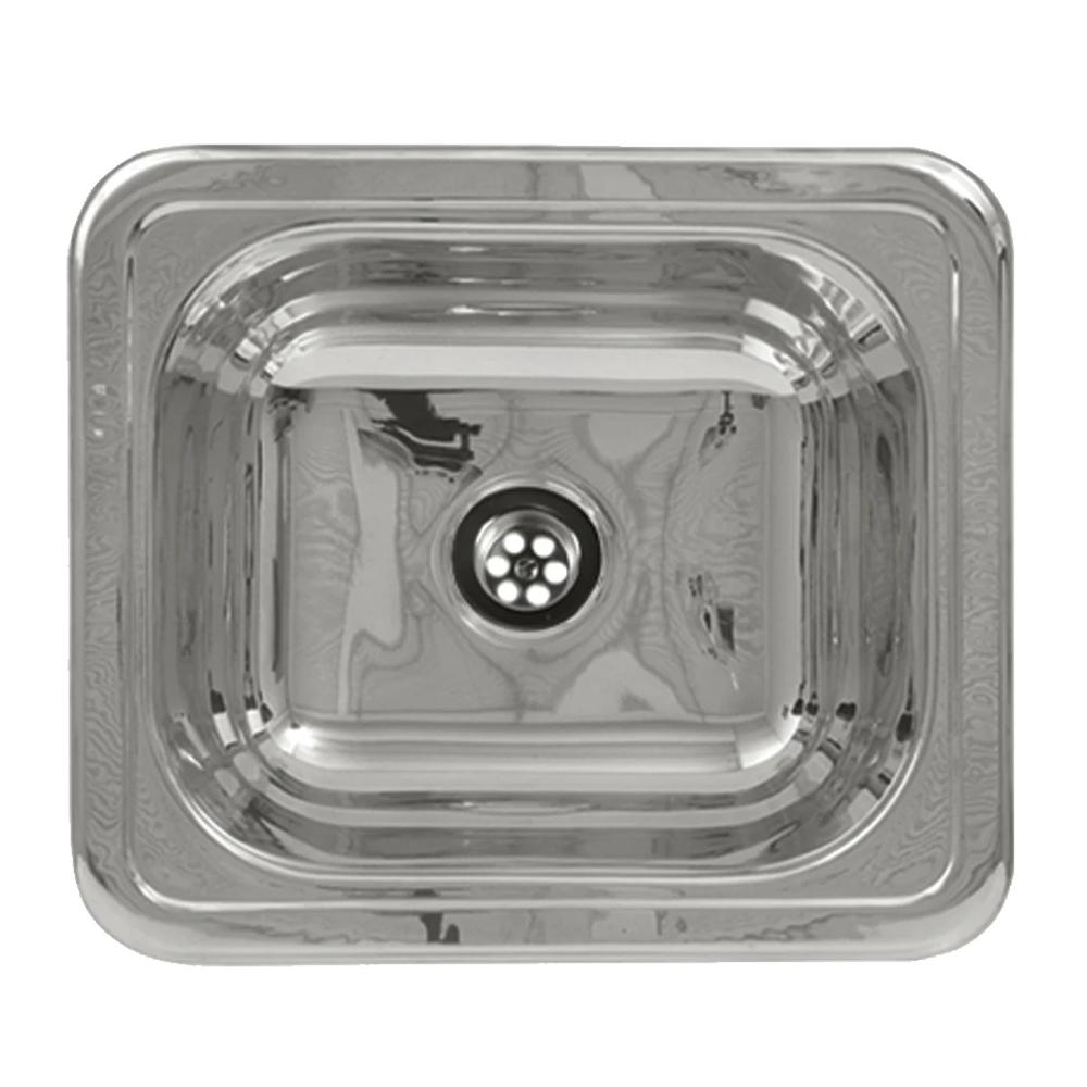 14" Rectangular drop-in entertainment/prep sink with a smooth surface