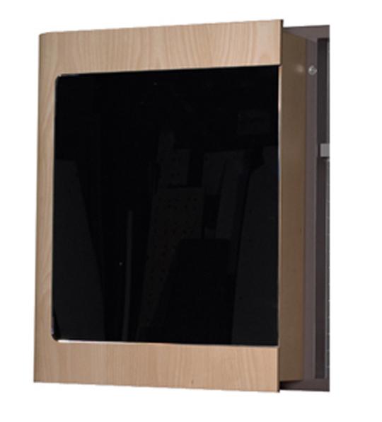 Musichaus Double Mirrored Door Medicine Cabinet with USB, SD Card, Blu -  Whitehaus Collection