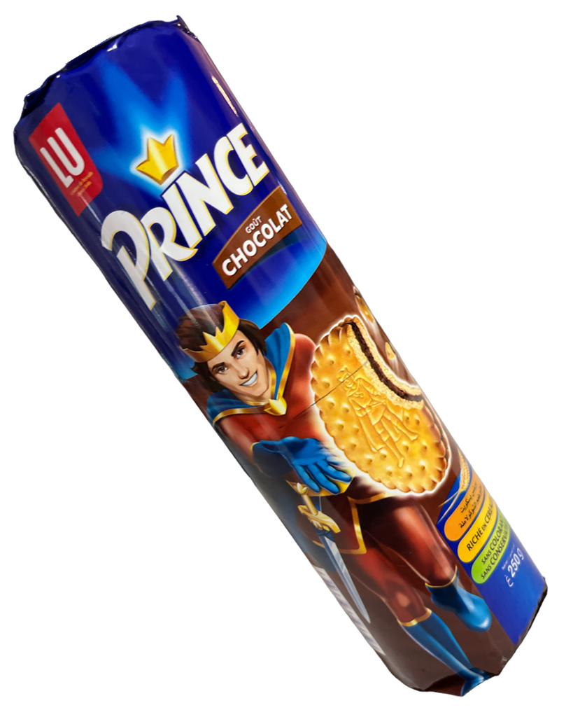 LU Prince Choco Prince, LU Choco Prince Duo Vanilla BLue, Pack of 20, LU  Prince Biscuits, LU Chocolate Cookies, 40 Oz