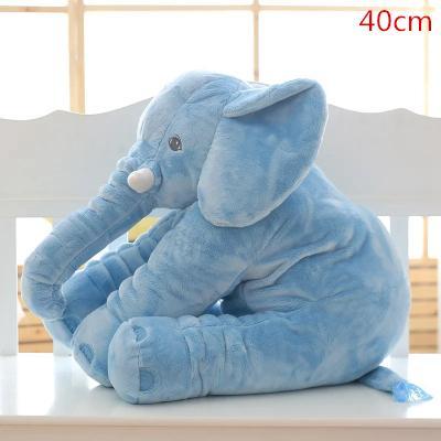 large stuffed elephant pillow