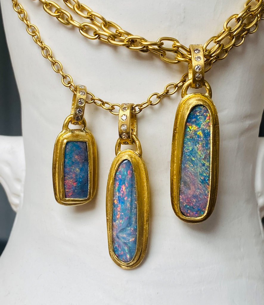 Opal bead necklace – Stephanie Albertson Jewelry LLC