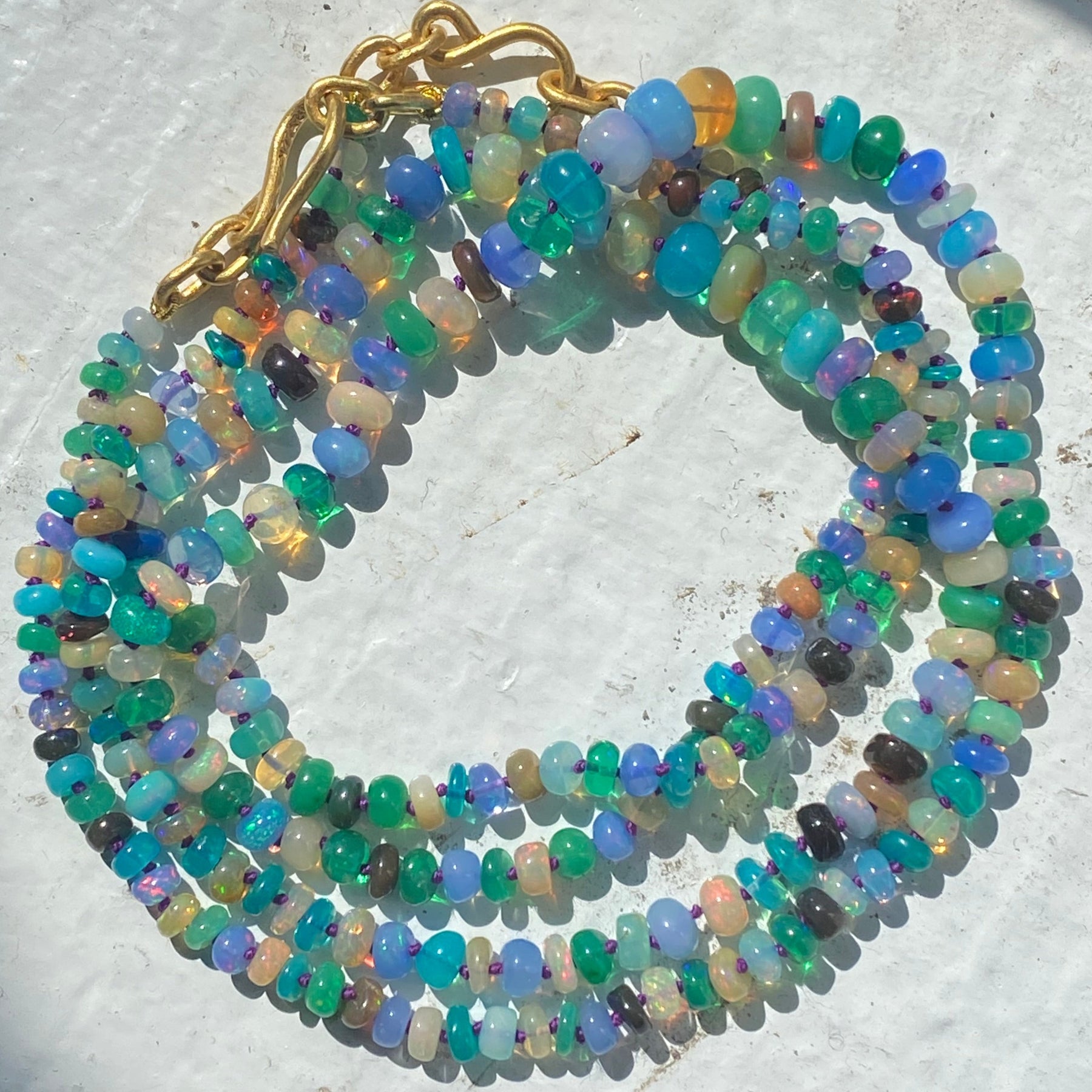 Opal bead necklace – Stephanie Albertson Jewelry LLC