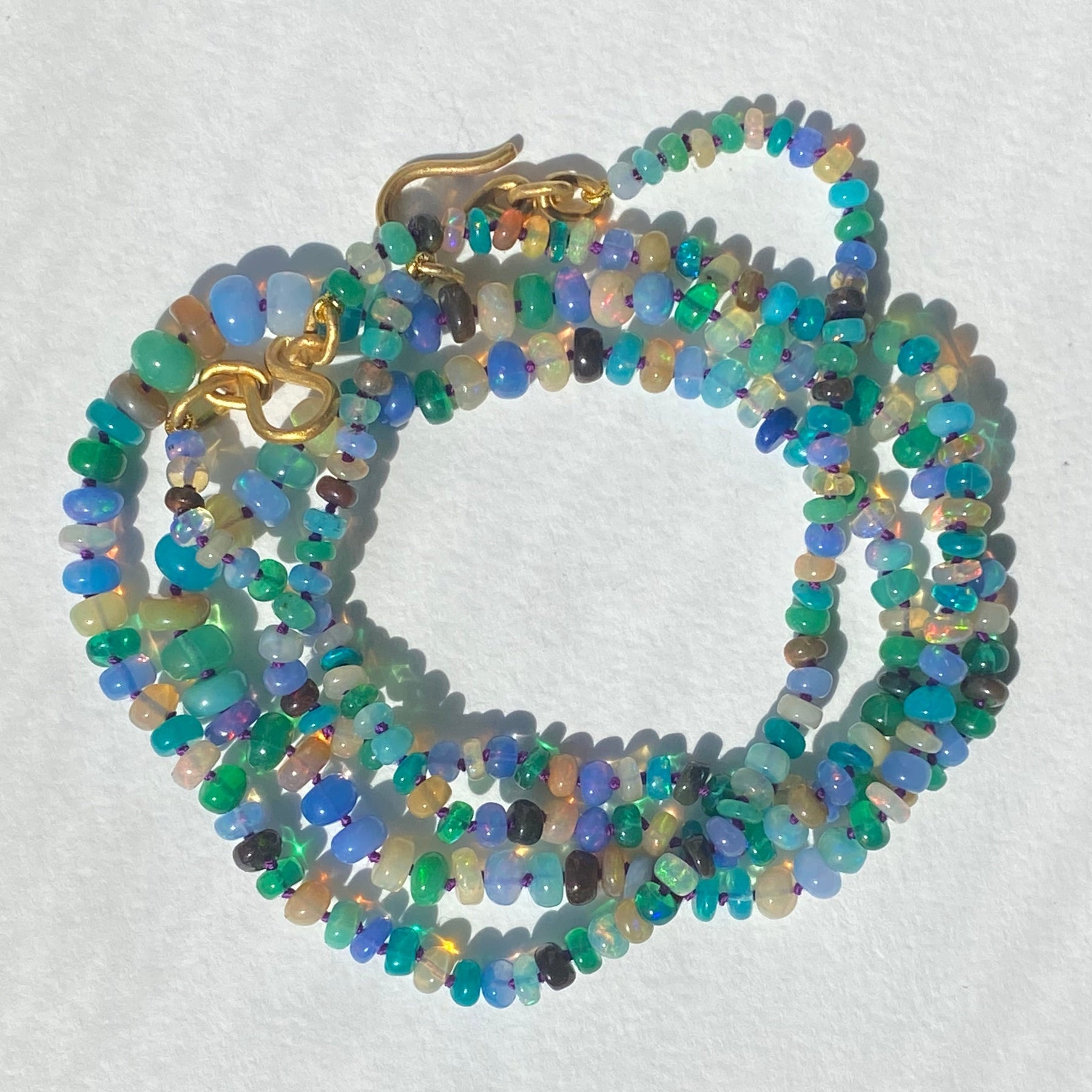 Opal bead necklace – Stephanie Albertson Jewelry LLC