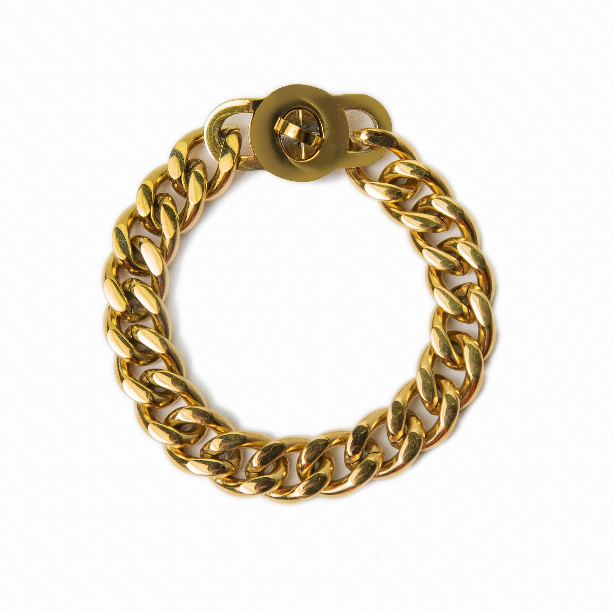 Lock Chunky Cuban Bracelet 18k Plated - Gold
USE CODE WOLF20 for 20% off