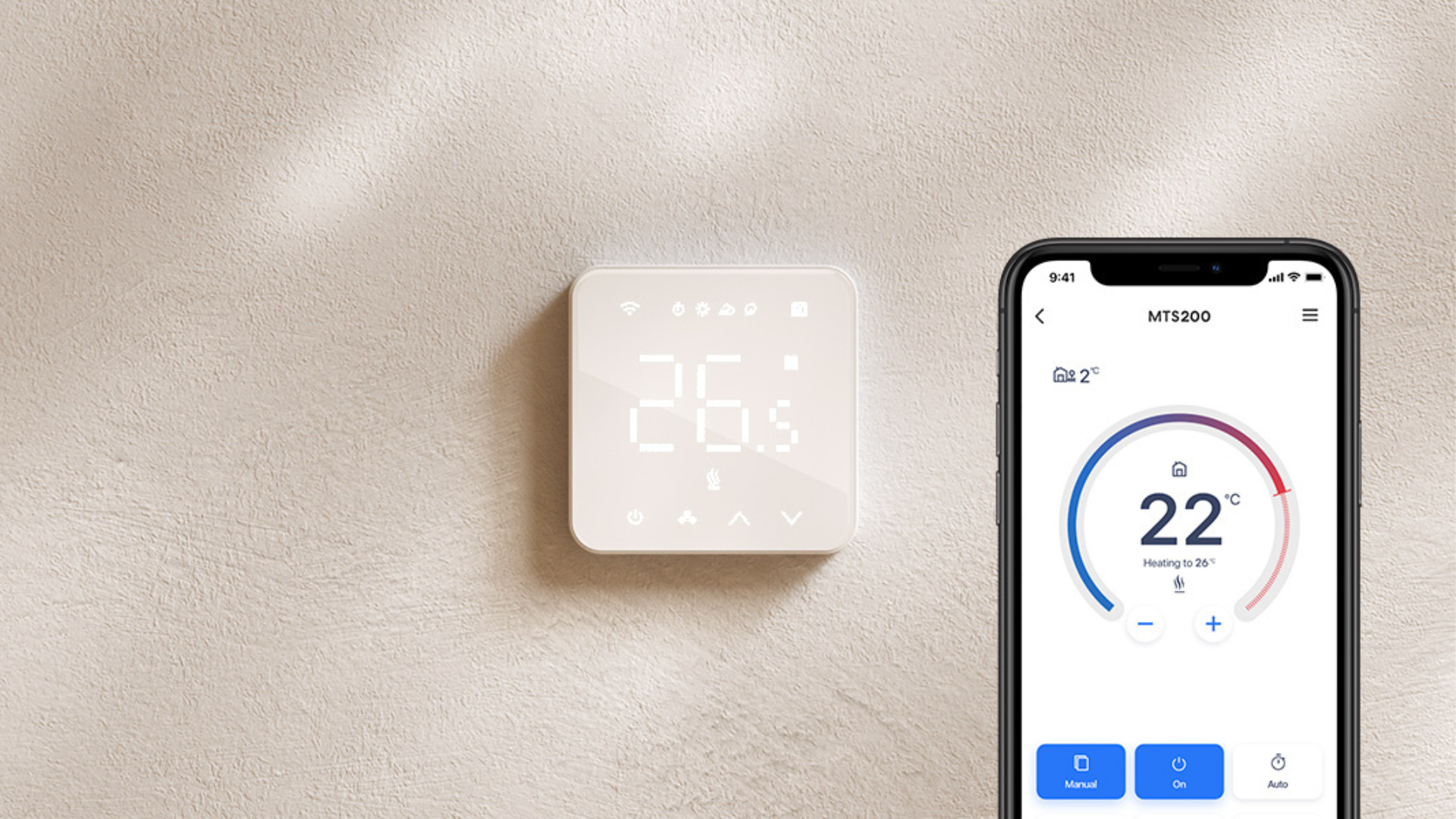 Sotel  Meross Smart Wi-Fi Thermostat para elektrische Fußbodenheizung