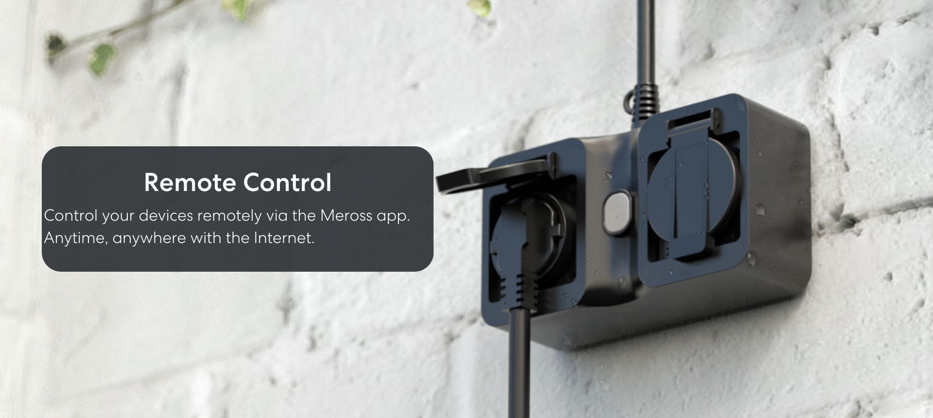 Meross Outdoor Smart Plug with 2 Grounded Outlets(US/CA Version) – Meross  Official Store