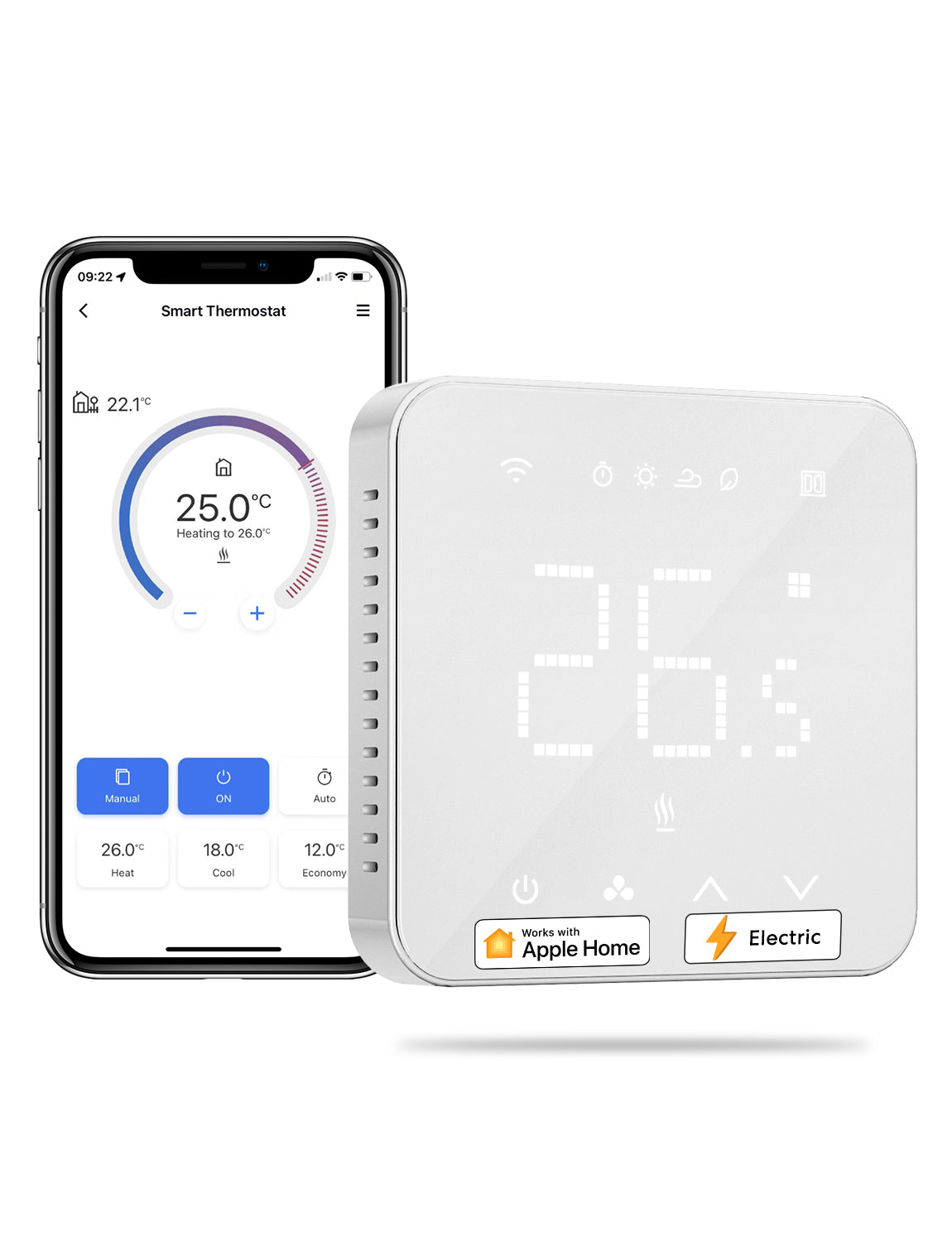 Meross Smart Wi-Fi Thermostat kaufen bei BerryBase