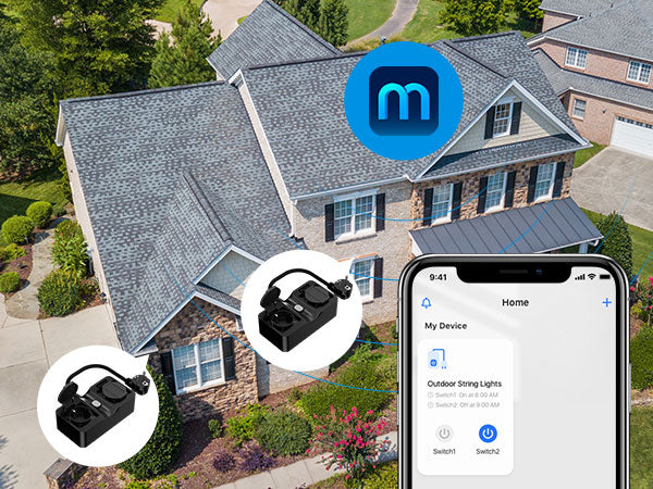 Meross 3 socket outdoor plug $9.59 (now $7.19) - Deals