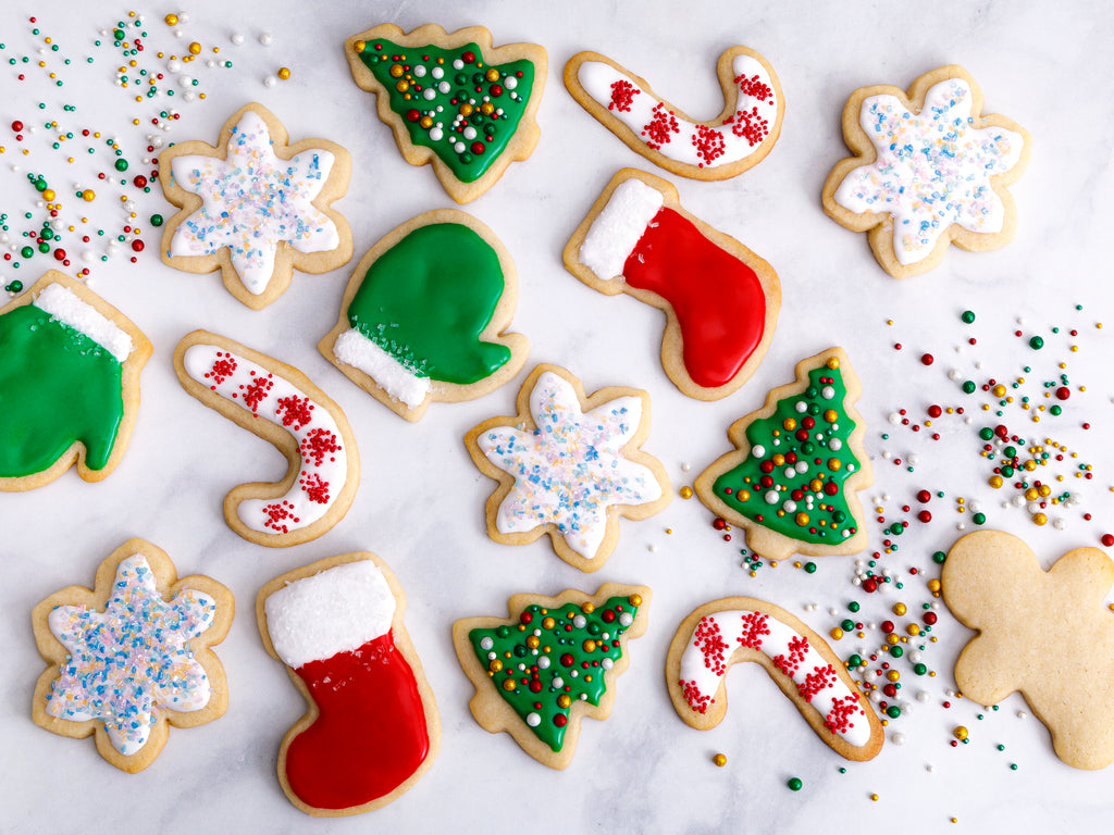 Decorated Christmas Sugar Cookies