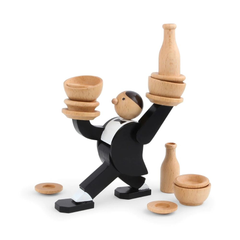 Kikkerland Play Stacking Game Don't Tip The Waiter