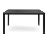 Table Design chic 150 x 90 cm anthracite/noir