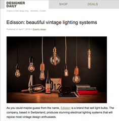 Edisson auf designer-daily