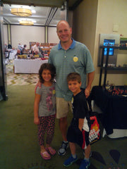 Ken with his kids at a Chicago Toy Solider Show