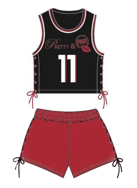 jersey two piece set