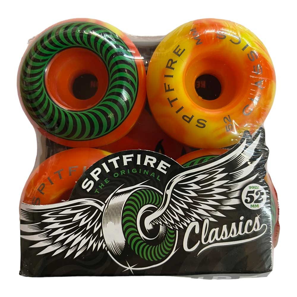 Spitfire Wheels Classic 54mm99A Yellow Orange Swirl – Southside 