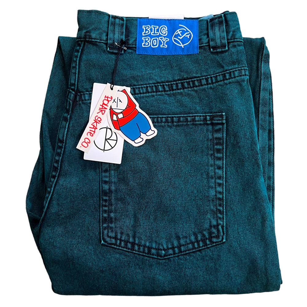 Polar Big Boy Denim Pant Teal Black – Southside Skatepark Skateshop