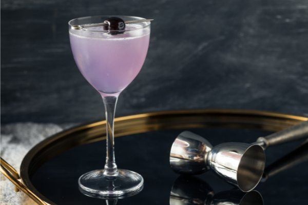 Black Robin Gin Aviation Cocktail Recipe