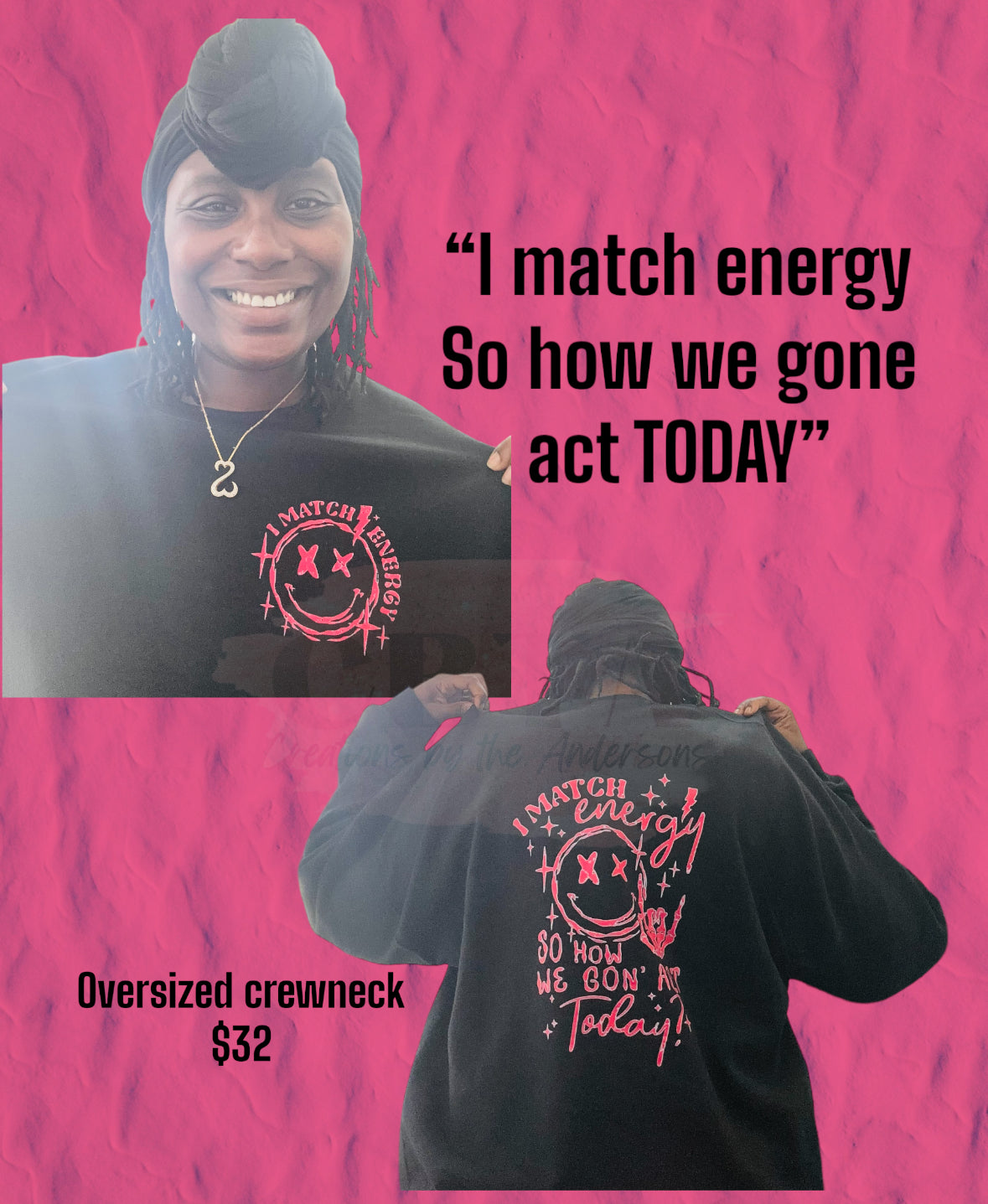 I match Energy Crewneck