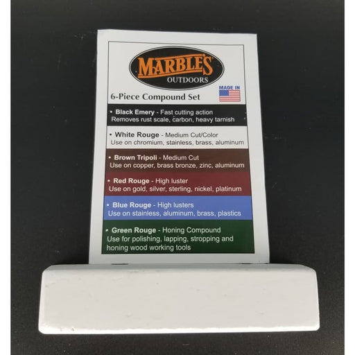 Marble's Strop Compound 6-Piece Assortment Set - KnifeCenter - MR550