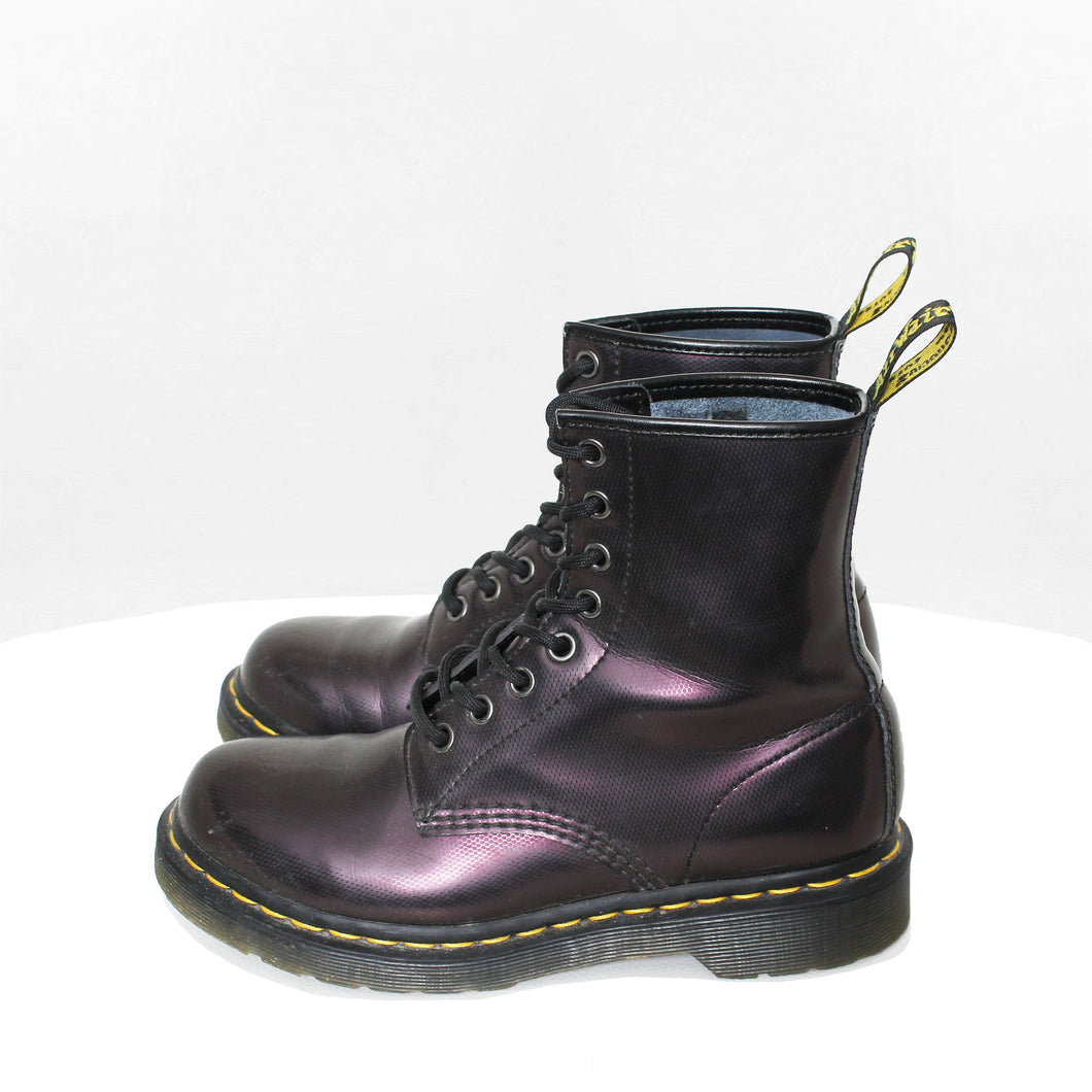 Secondhand metallic Dr. Martens 1460 boots | OH MY DOCS