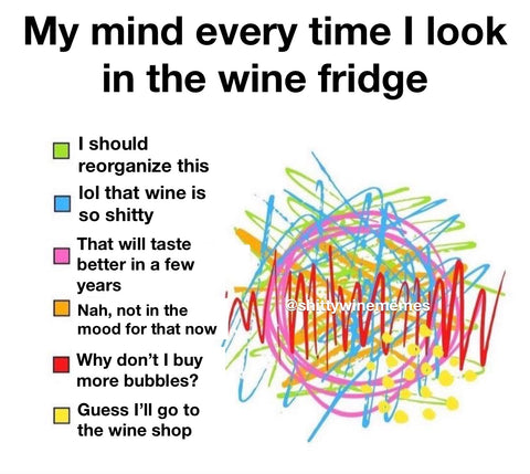wine fridge shitty wine meme wine fridge organization