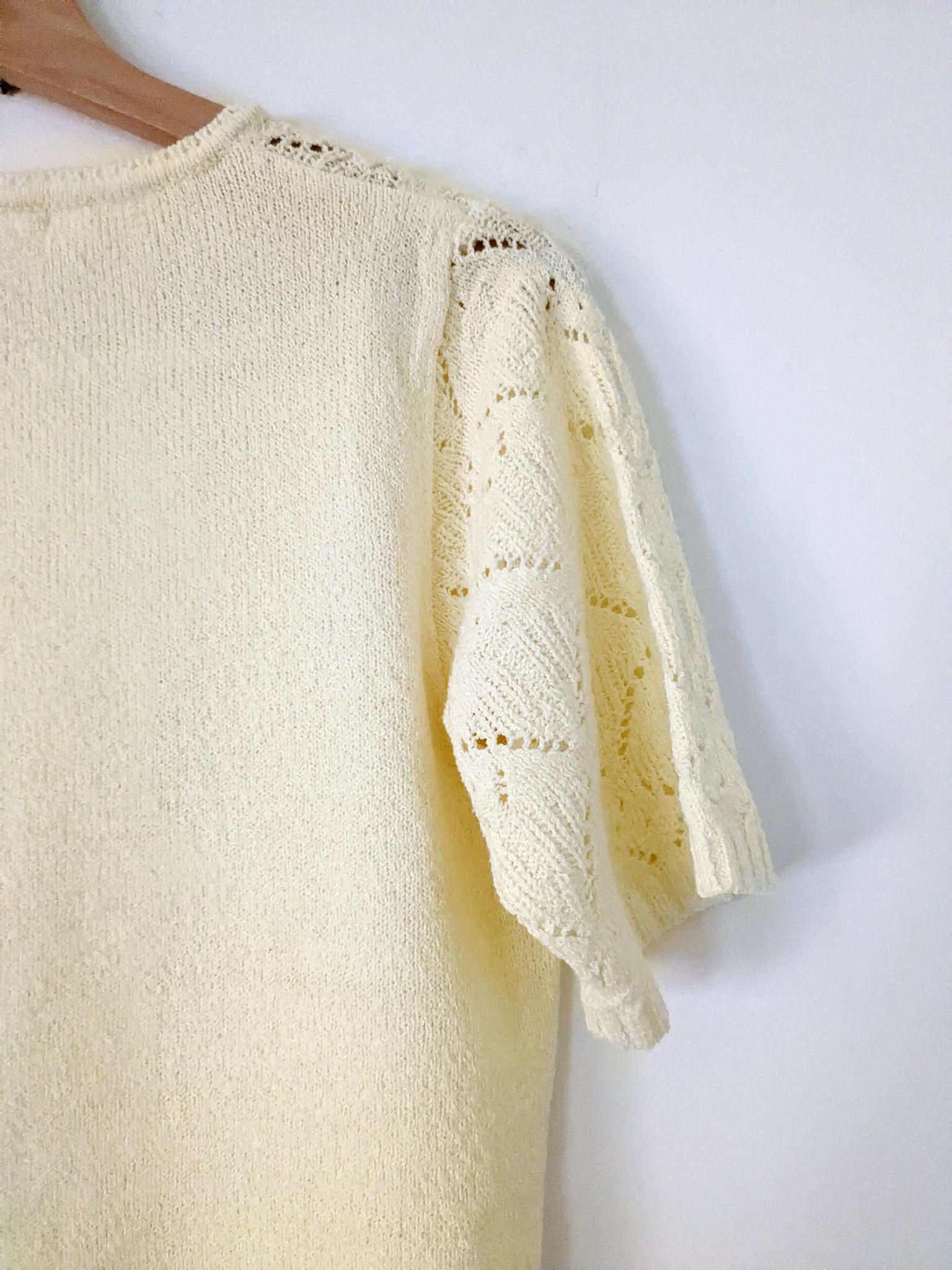 yellow short sleeve jumper