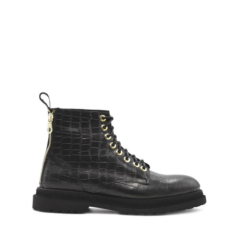 Krok Ankle Boots | Multi-Zip | Leather